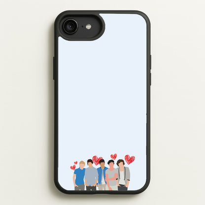 Love Band  - One Direction Phone Case for iPhone 6 Plus / 7 Plus / 8 Plus