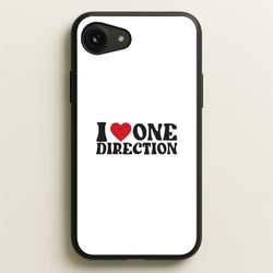 I Love Direction  - One Direction Phone Case for iPhone 16e