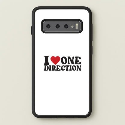 I Love Direction  - One Direction Phone Case for Galaxy S10 Plus