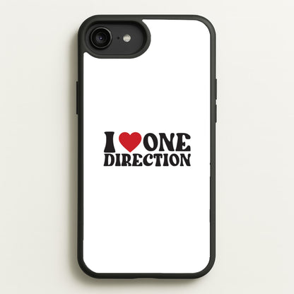 I Love Direction  - One Direction Phone Case for iPhone 6 Plus / 7 Plus / 8 Plus