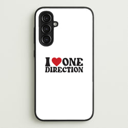 I Love Direction  - One Direction Phone Case for Galaxy A16