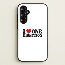 I Love Direction  - One Direction Phone Case for Galaxy A54