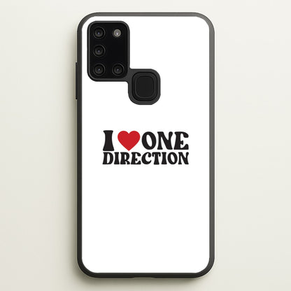 I Love Direction  - One Direction Phone Case for Galaxy A21s