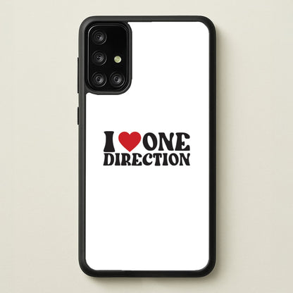 I Love Direction  - One Direction Phone Case for Galaxy A71