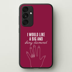 Shiny Diamond Galaxy A35 Case