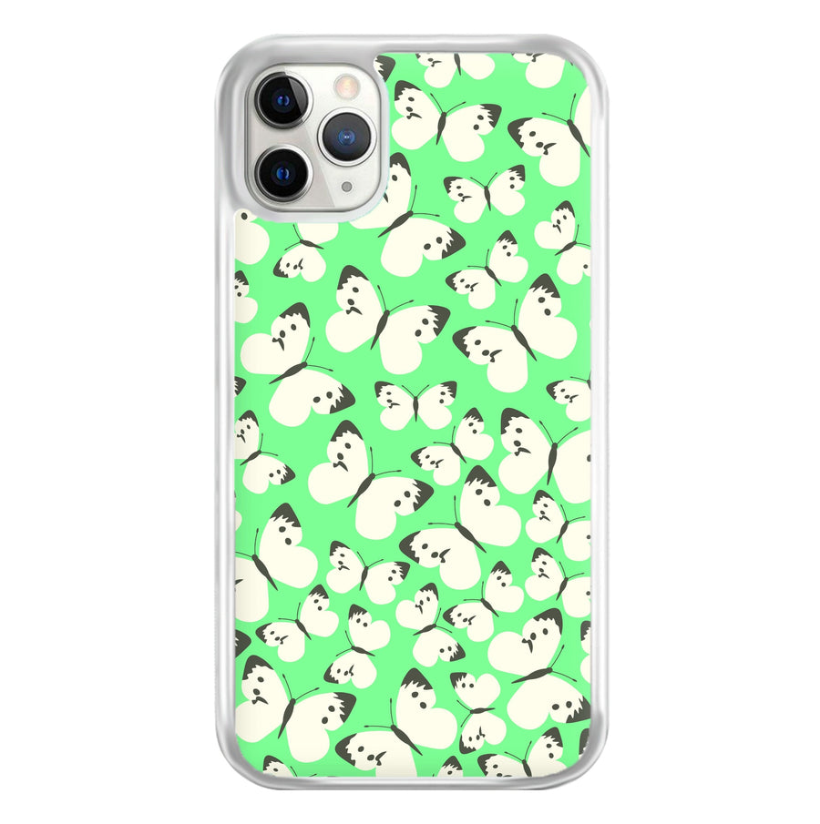 White Butterfly - Butterfly Patterns Phone Case
