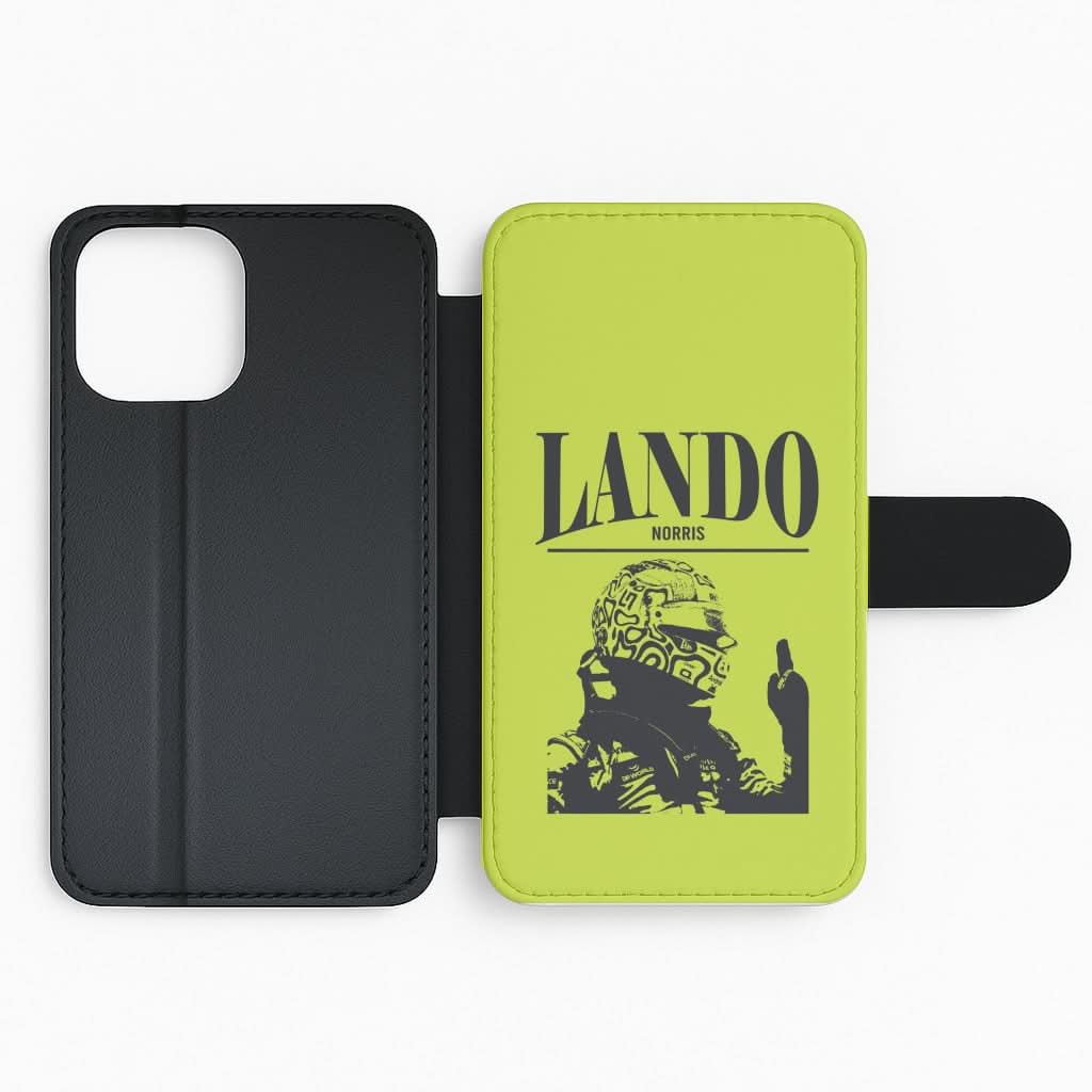 Lando Black And Green  Flip Phone Case