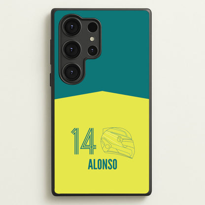 Alonso Helmet 2026 Galaxy S25 Ultra Case