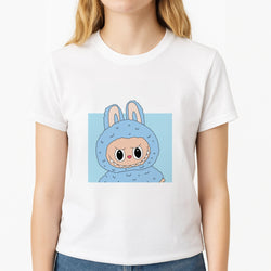Cute Blue Notebook Monster Womens T-Shirt