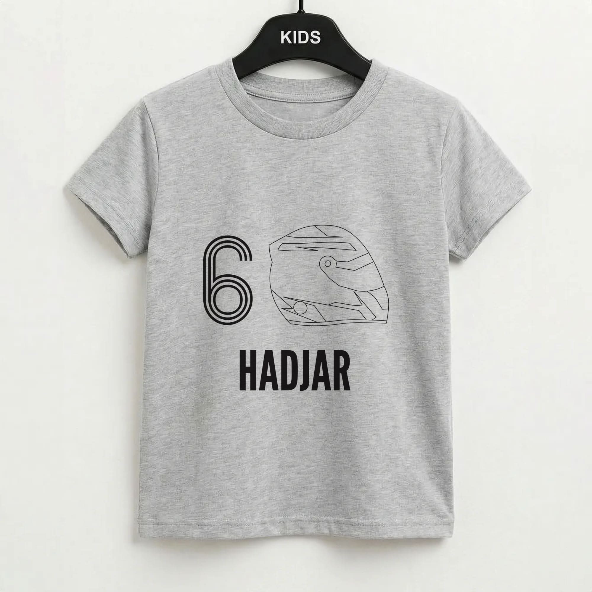 Hadjar Helmet 2026 Grey Kids T-Shirt