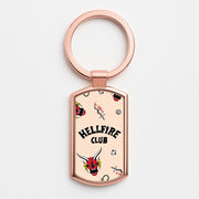 Hellfire Club Icons Collage Peach Luxury Keyring 4