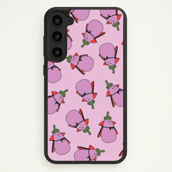 Vampire Vegetable Pattern - Halloween Galaxy S23 Plus Case