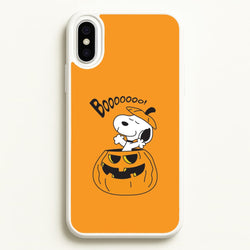 Cartoon Beagle Pumpkin iPhone XS Max Case