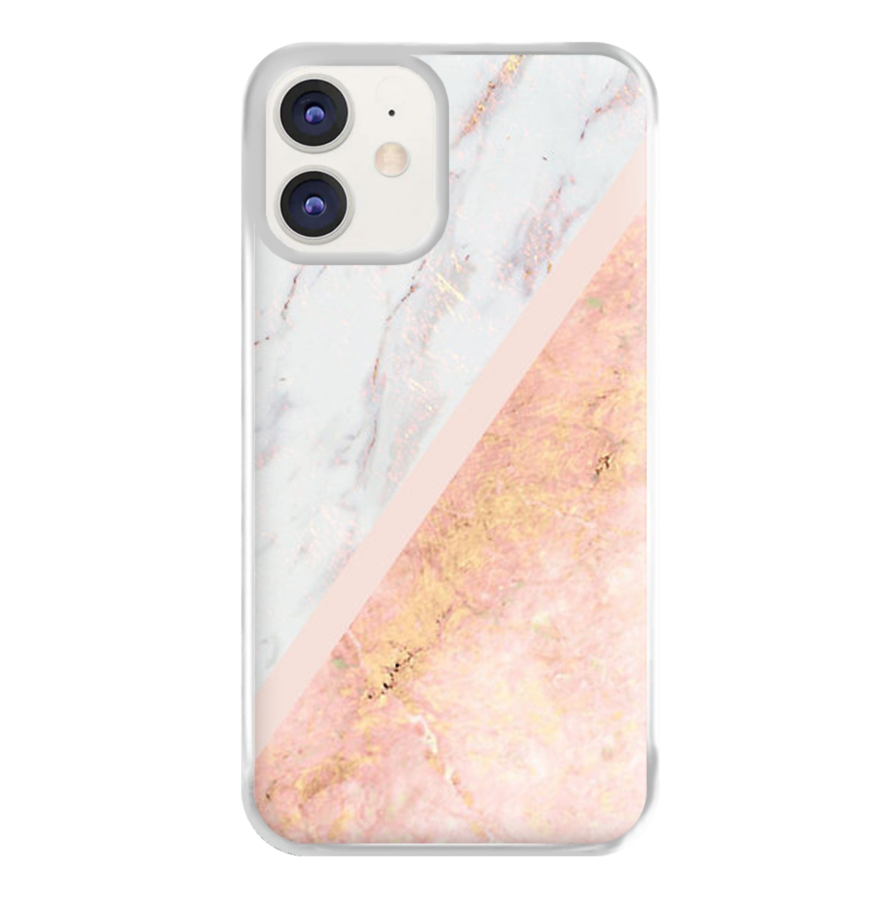 Marble and Rose Gold Phone Case