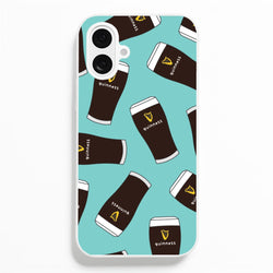 Stout Pint Pattern iPhone 16 Plus Case