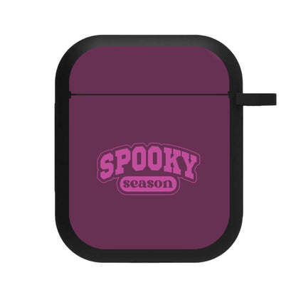 Spooky Season Varsity AirPods Case