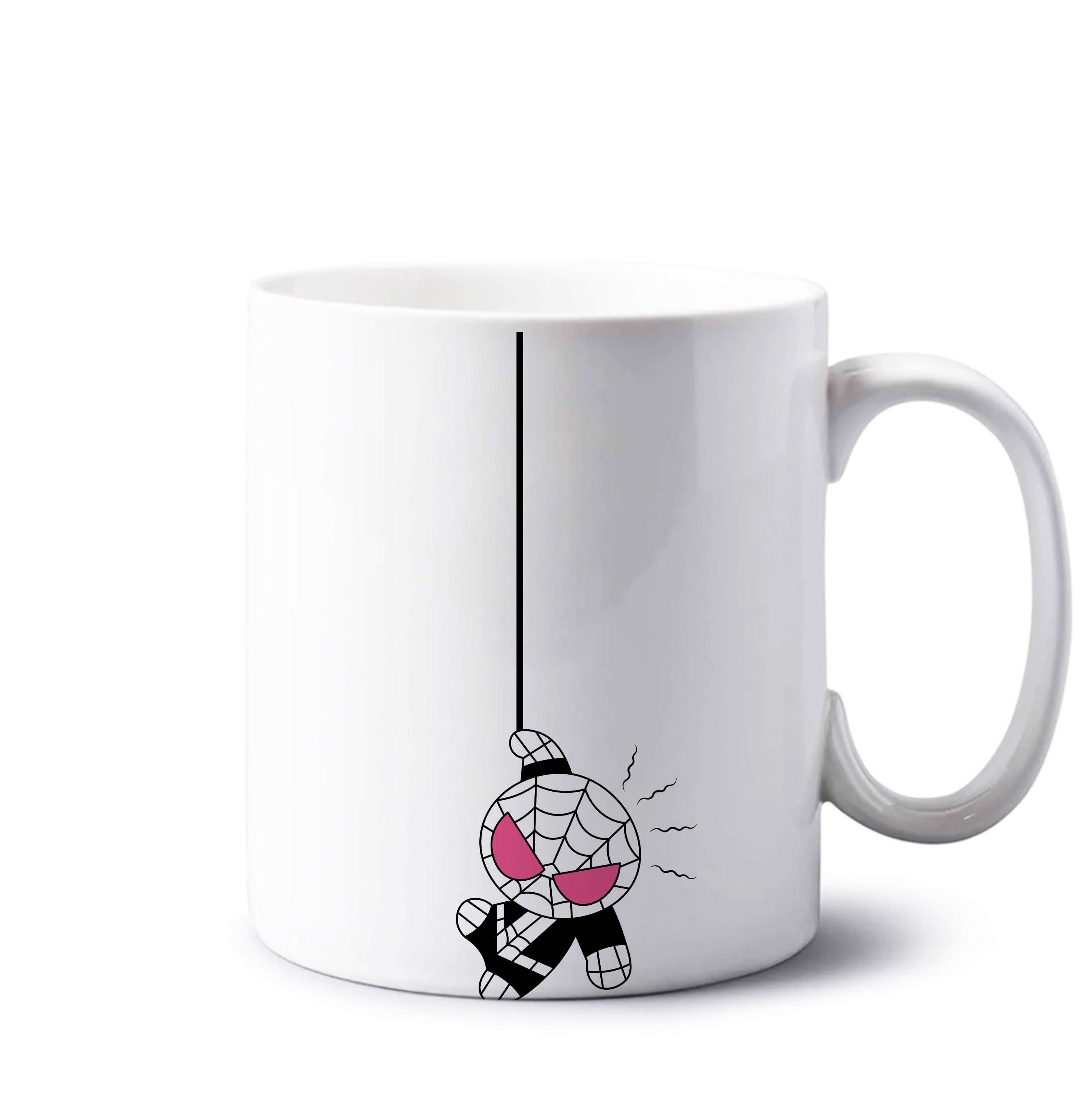 Pink Hanging Spider Hero  Mug