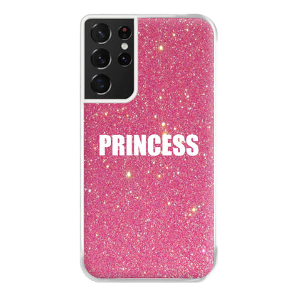 Glittery Pink Princess Phone Case