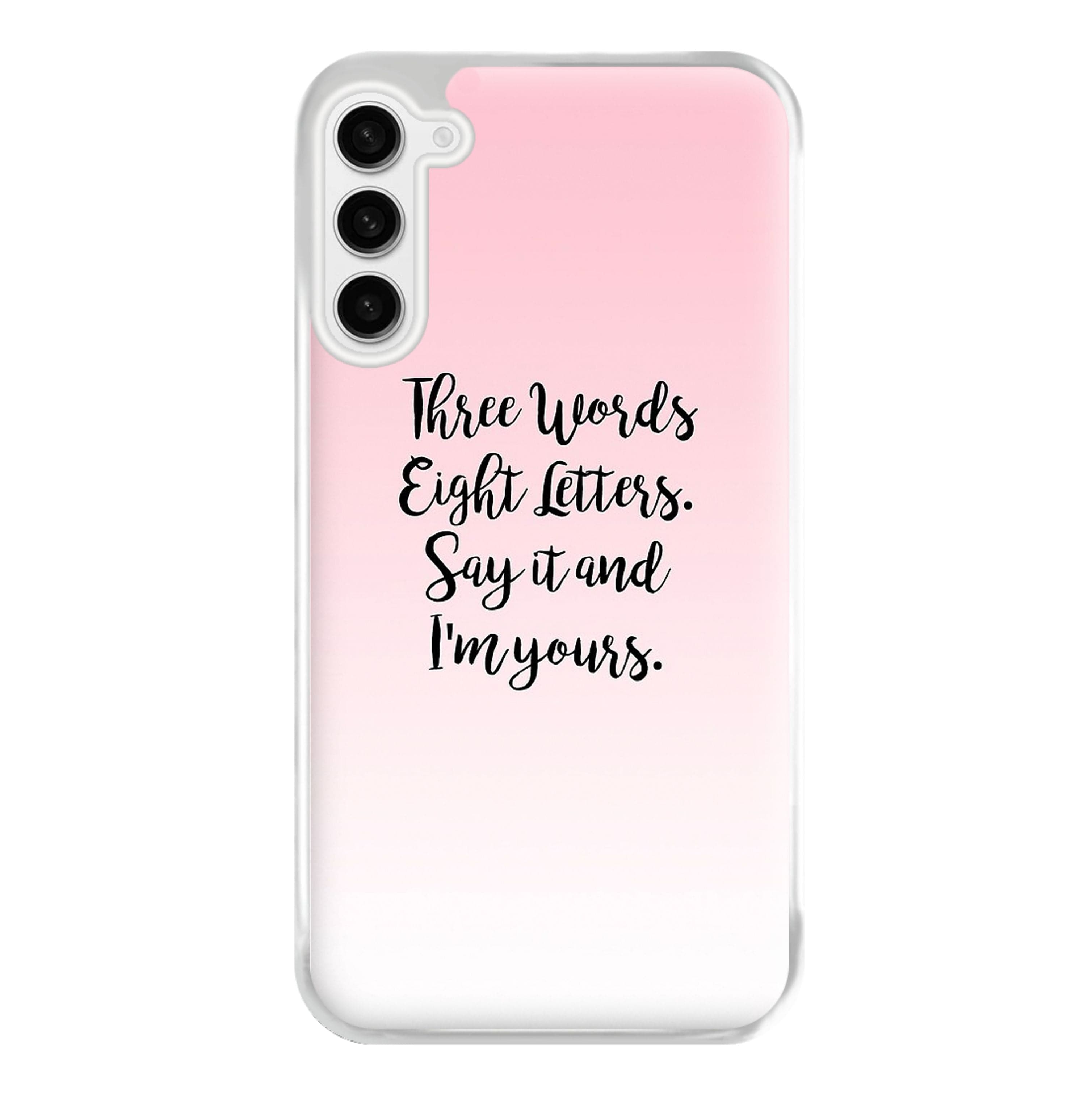 Three Words, Eight Letters - Gossip Phone Case