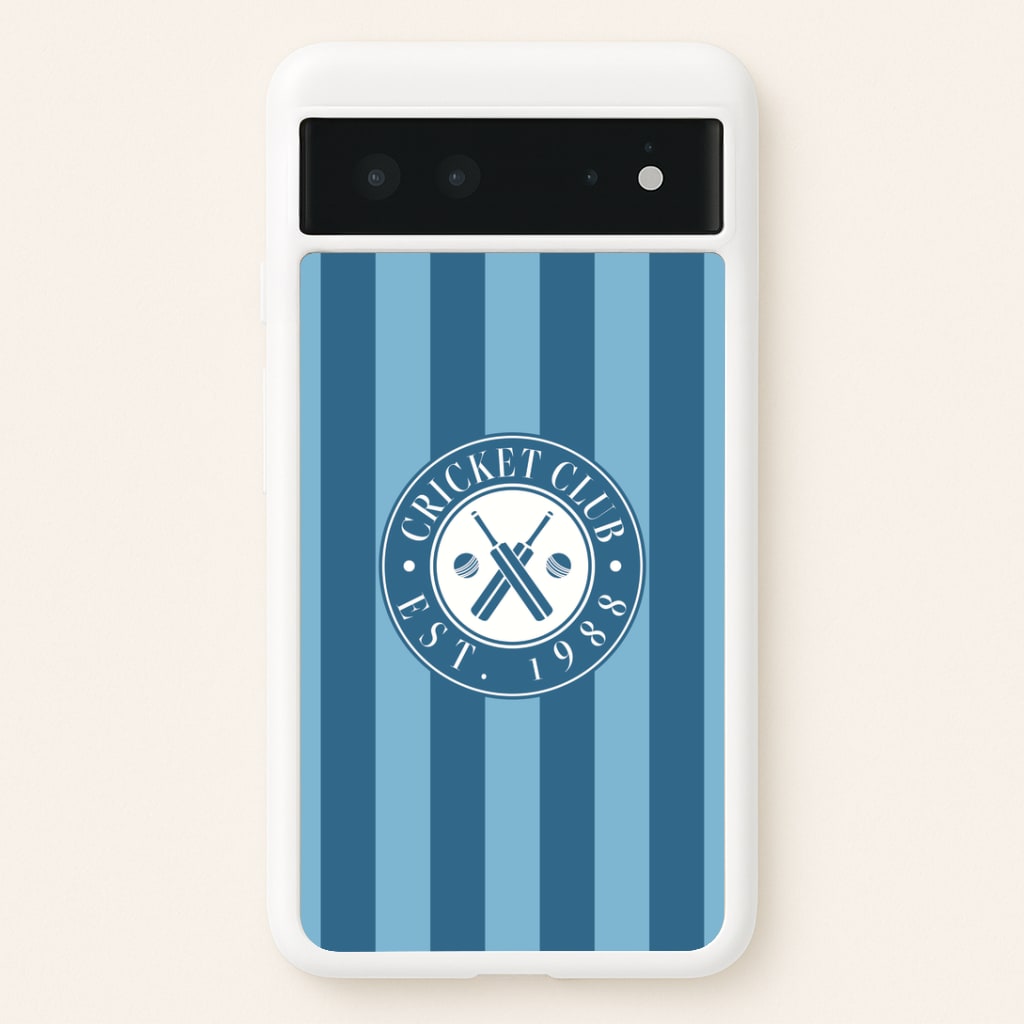 Stripey Cricket Badge Google Pixel 6 Case