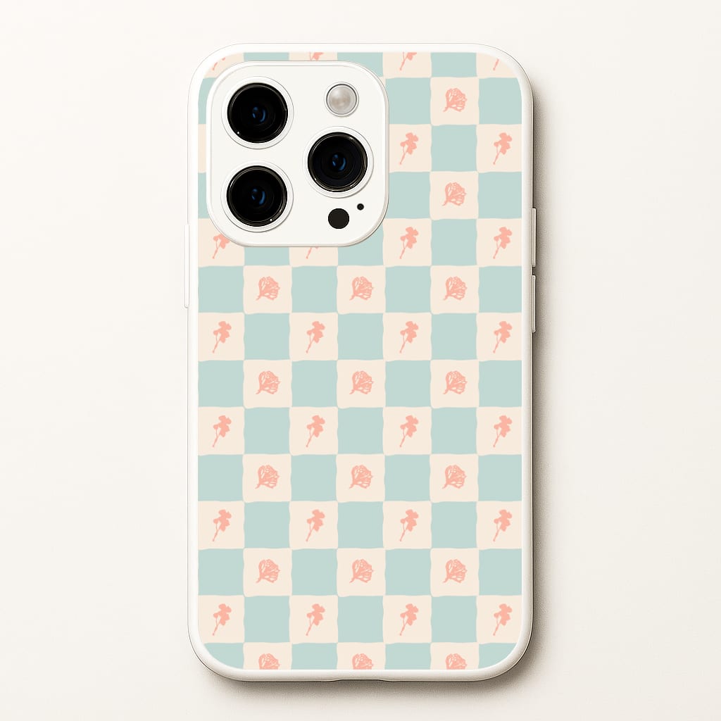 Patchwork Floral Pattern iPhone 15 Pro Case
