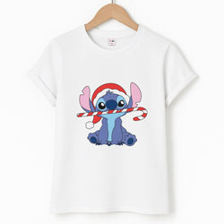 Cute Blue Alien Candycane Unisex T-Shirt