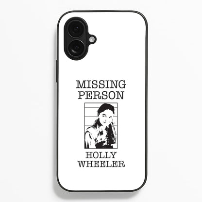 Missing Person Holly iPhone 16 Plus Case