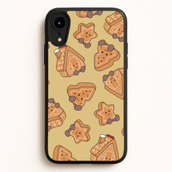Gingerbread Plushies Pattern iPhone XR Case