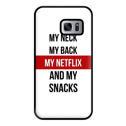 My Netflix & My Snacks Phone Case