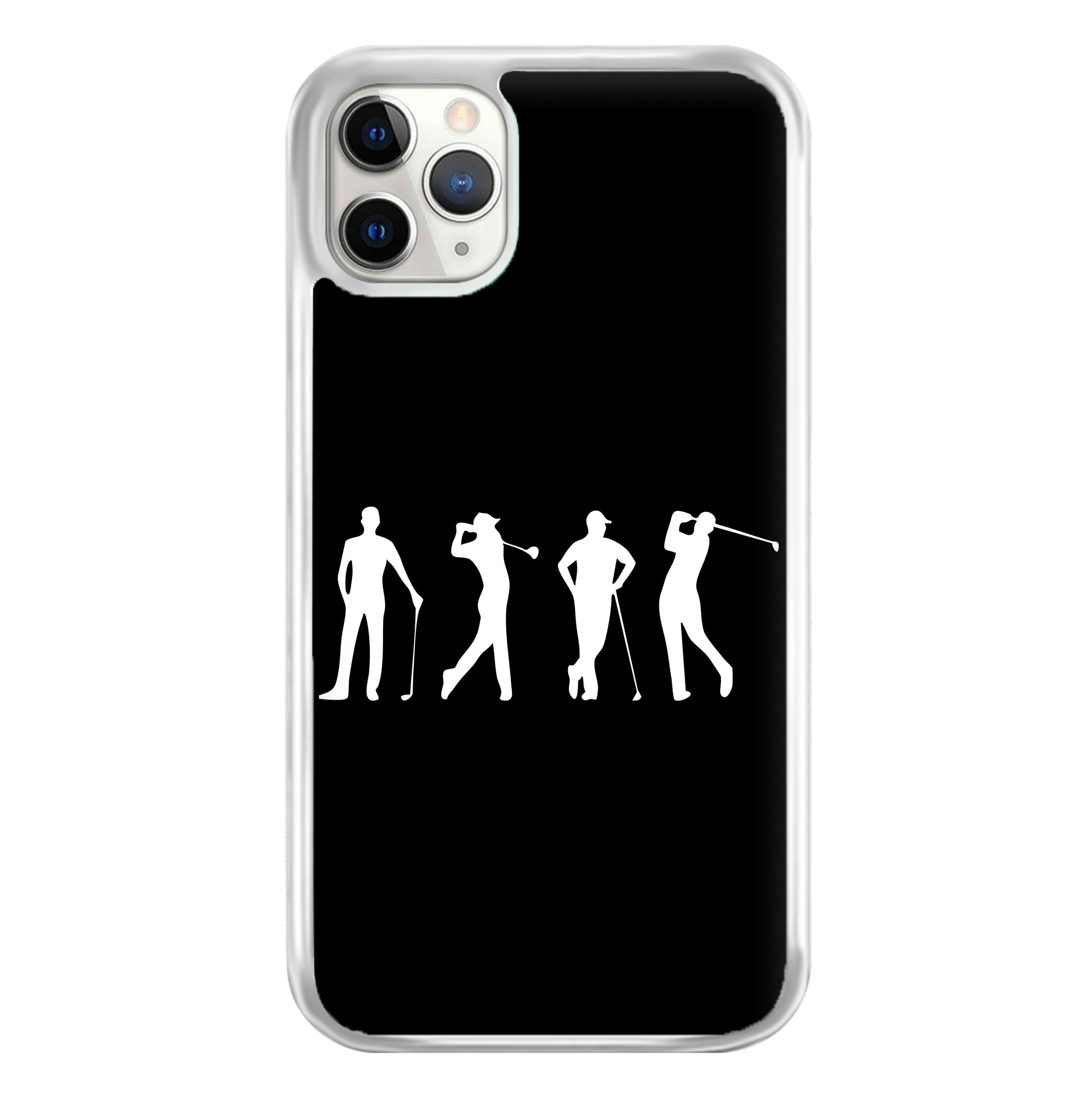 Golf Silhouettes Phone Case