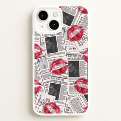 Front Page Kisses iPhone 13 Case