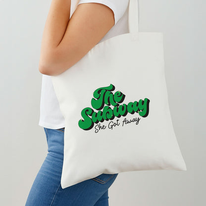 Subway Green Shoulder Bag