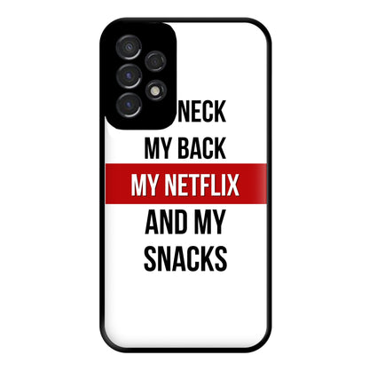 My Netflix & My Snacks Phone Case