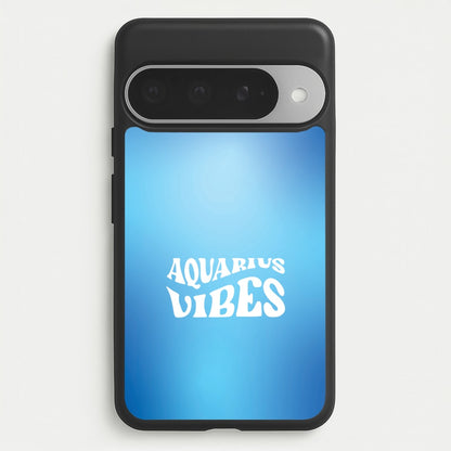 Aquarius Vibes Gradient Zodiac Google Pixel 10 Pro XL Case