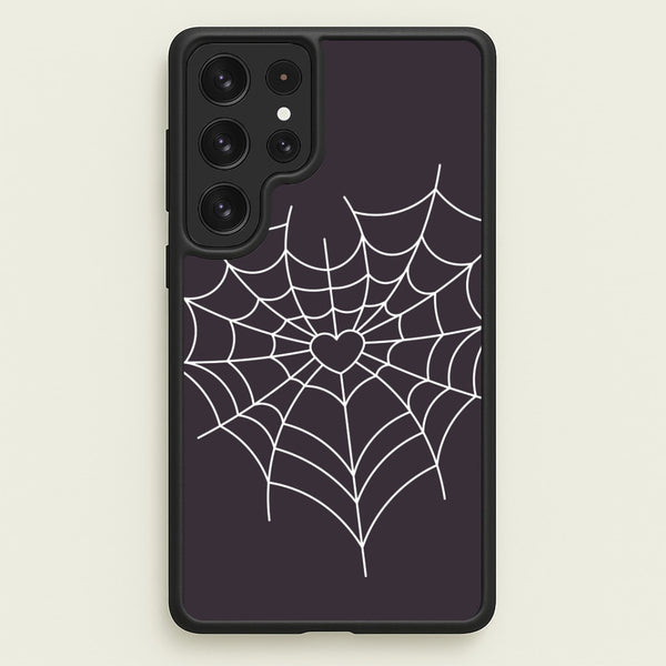 Spiderweb Hearts I Galaxy S22 Ultra Case