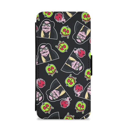 Witch Pattern Flip / Wallet Phone Case