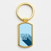 Super Dad Title Luxury Keyring 3