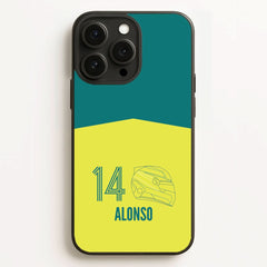 Alonso Helmet 2026 Phone Case