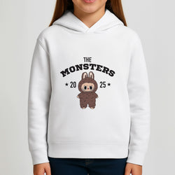 Cute Monster 2025 Biege Girls Hoodie