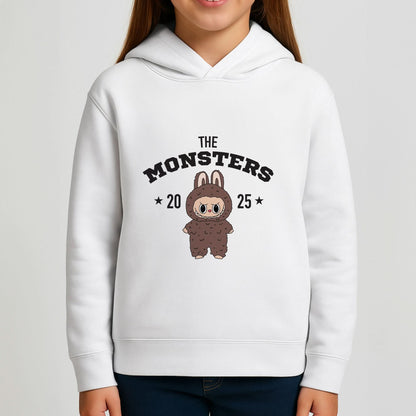 Cute Monster 2025 Biege Girls Hoodie
