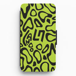 Norris Helmet Pattern Flip / Wallet Phone Case