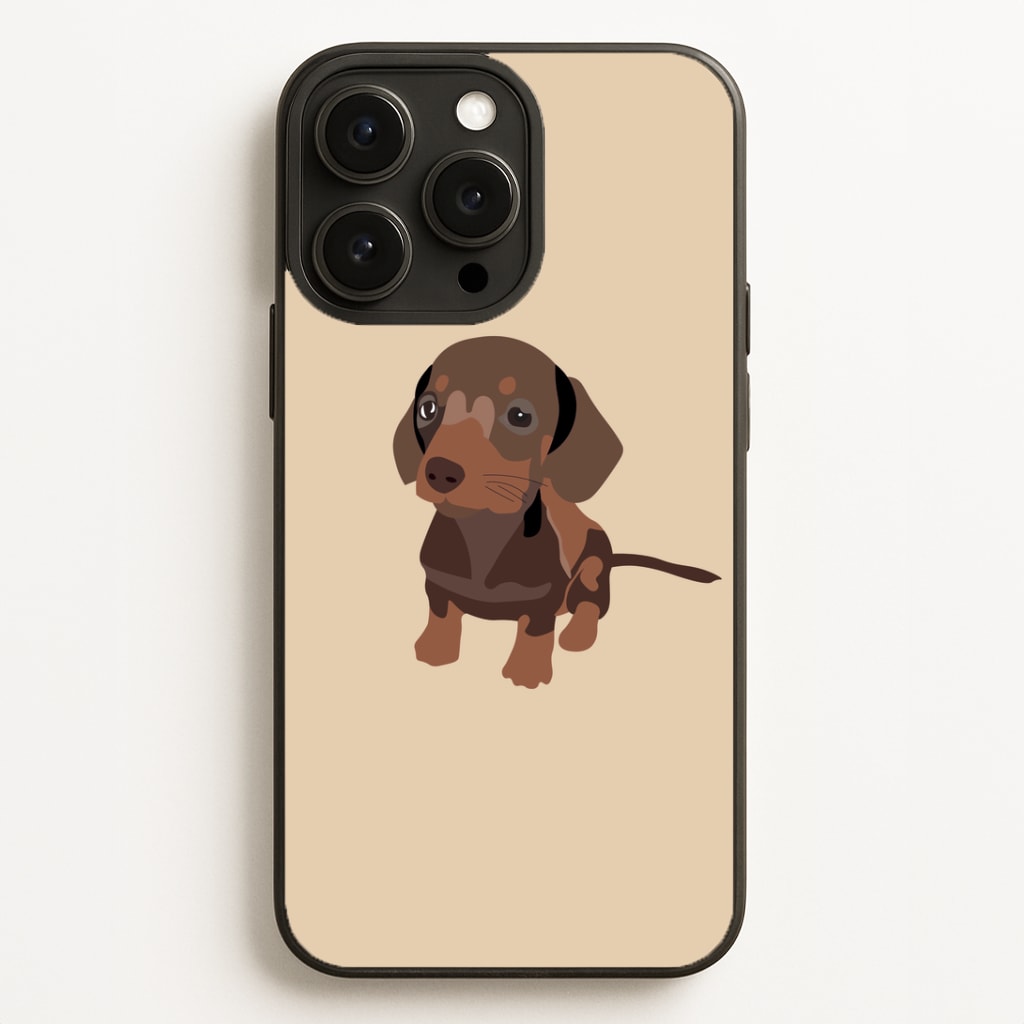 Brown - Dachshunds Phone Case