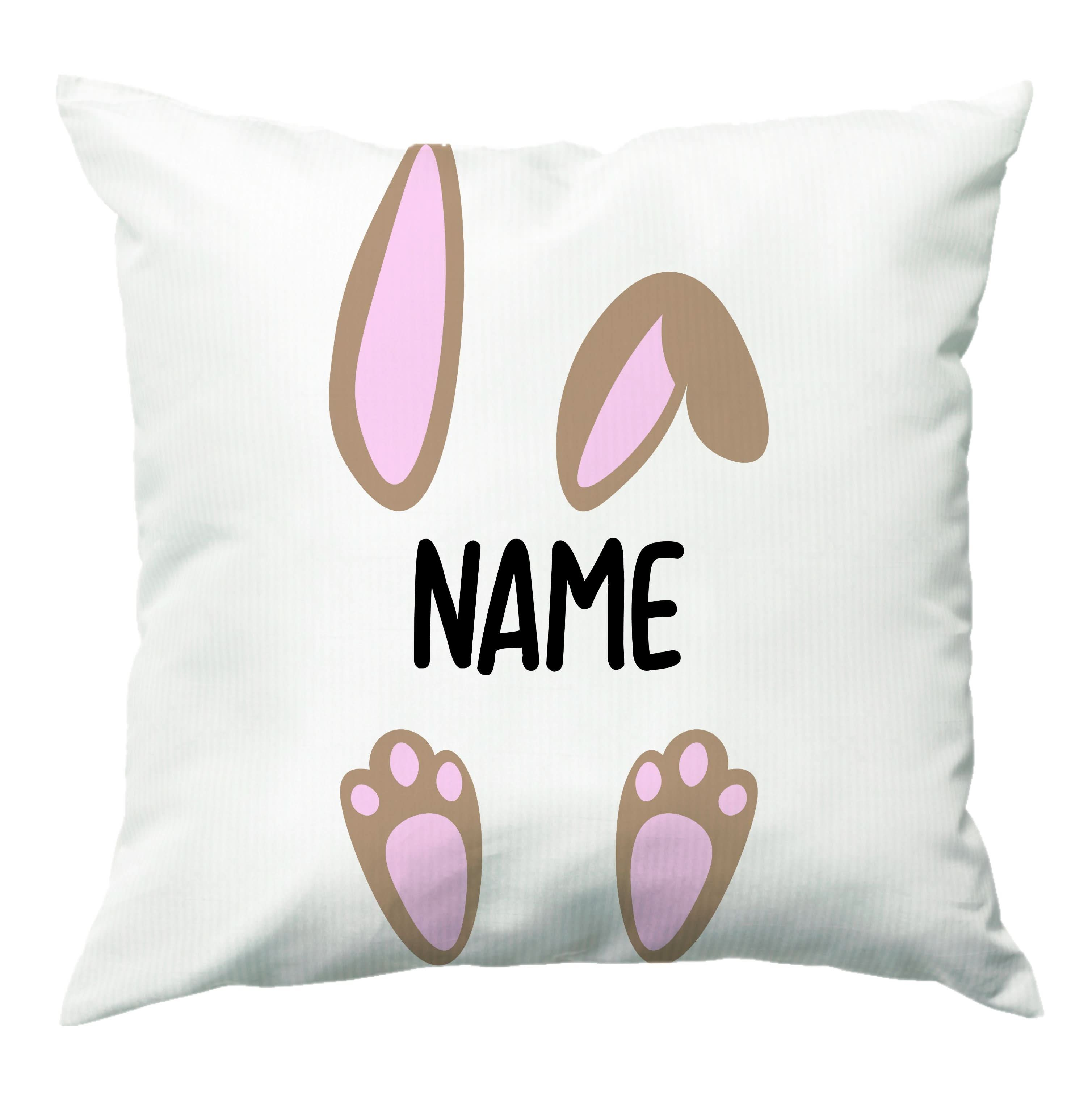 Brown Bunny Personalised Cushion