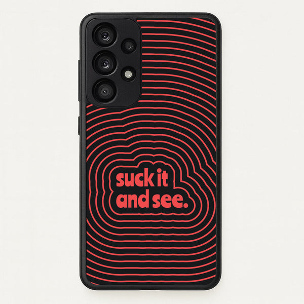 Suck It And See Psychedelic Galaxy A33 Case