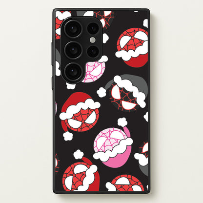 Spider Heroes Christmas Pattern Galaxy S24 Ultra Case