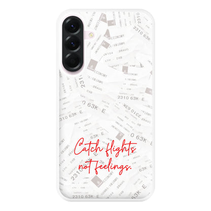 Catch Flights Not Feelings Collage Galaxy A36 Case