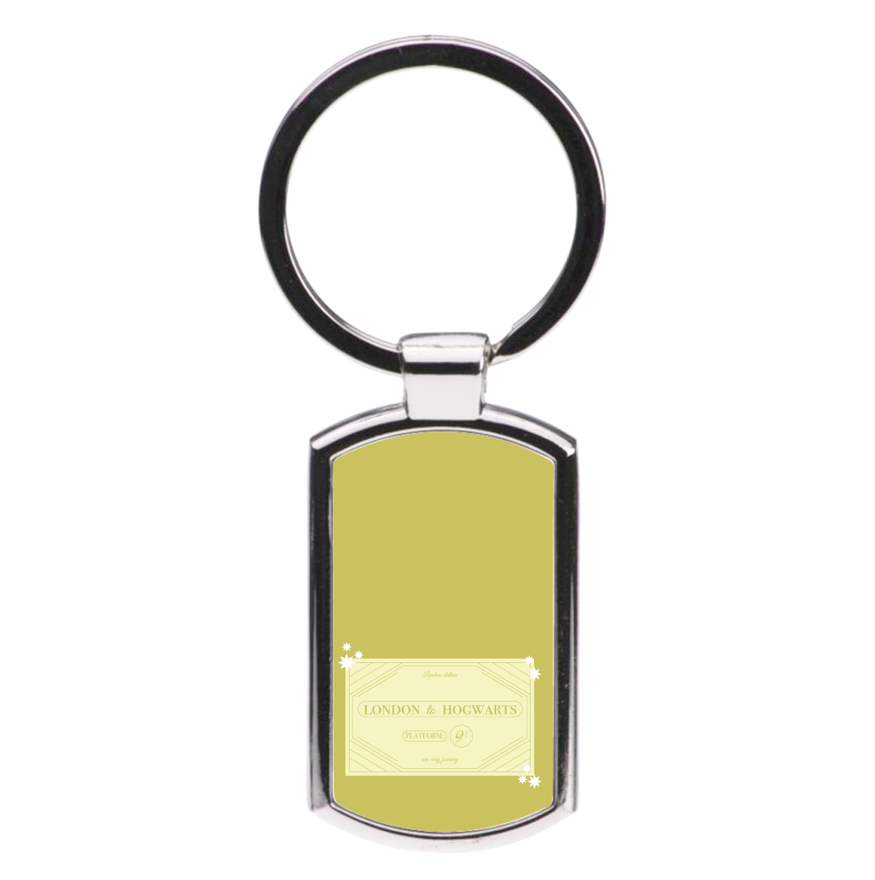 Train Ticket Luxury Keyring