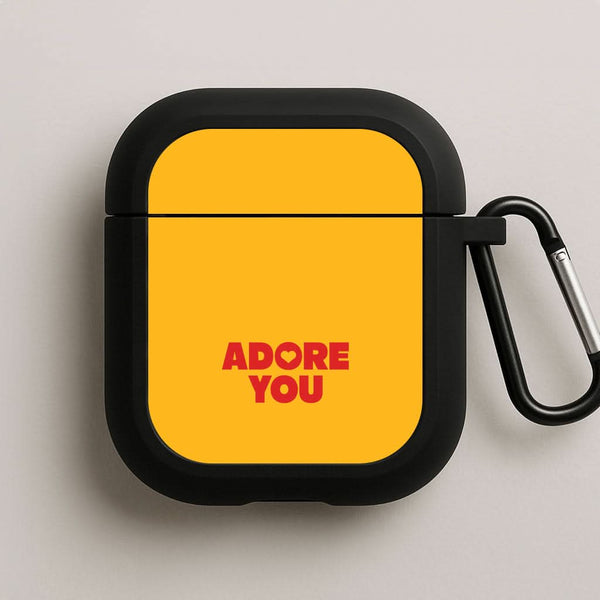 Adore You Black AirPods Case