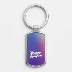 Shutup My Mercury Is In Retrograde Silver Metal Keyring