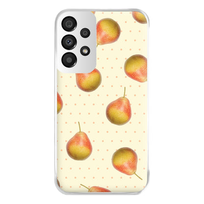 Pears And Polka Dots Pattern Galaxy A33 Case